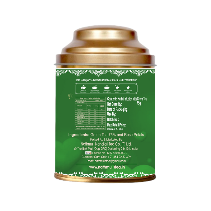 Valentine's Special Rose Green Tea