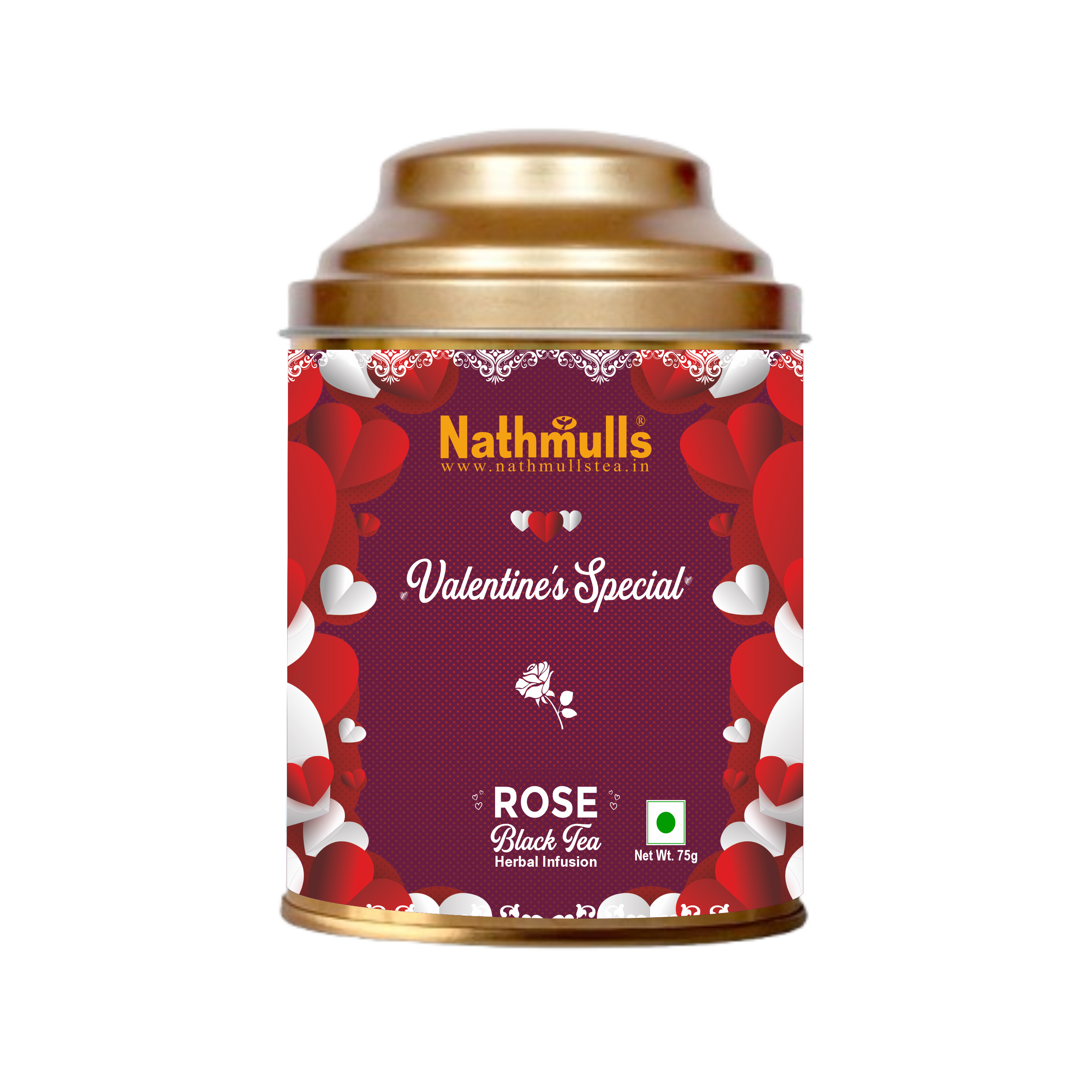 Valentine's Special Rose Black Tea Herbal infusion