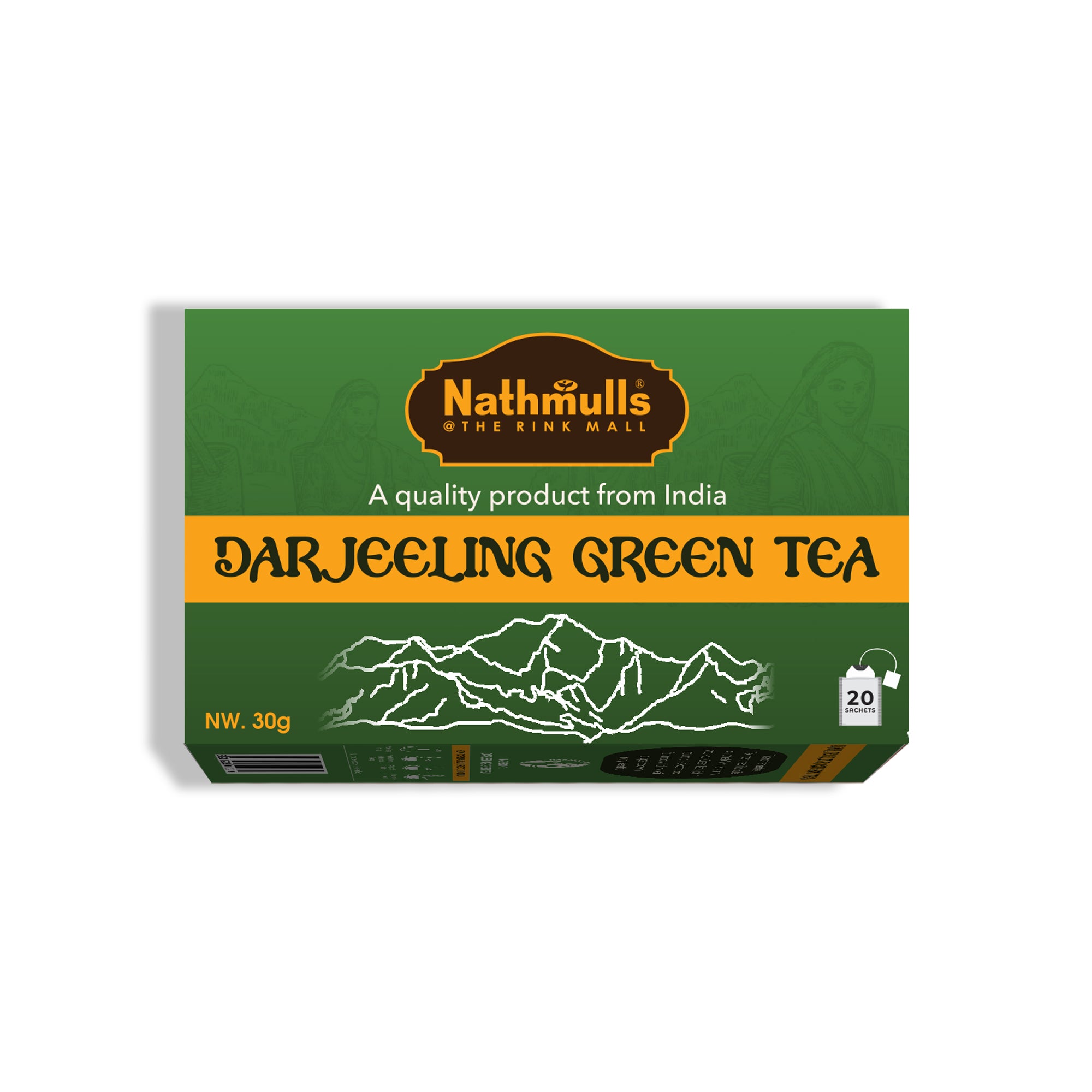 Darjeeling Natural Green Tea Bags