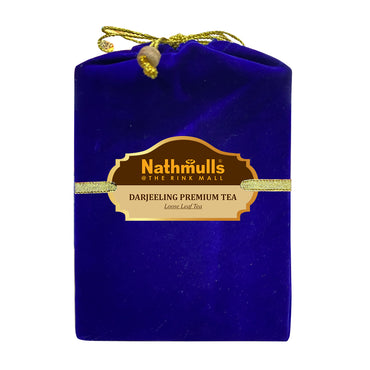 Darjeeling Premium Tea Velvet Cloth Bag